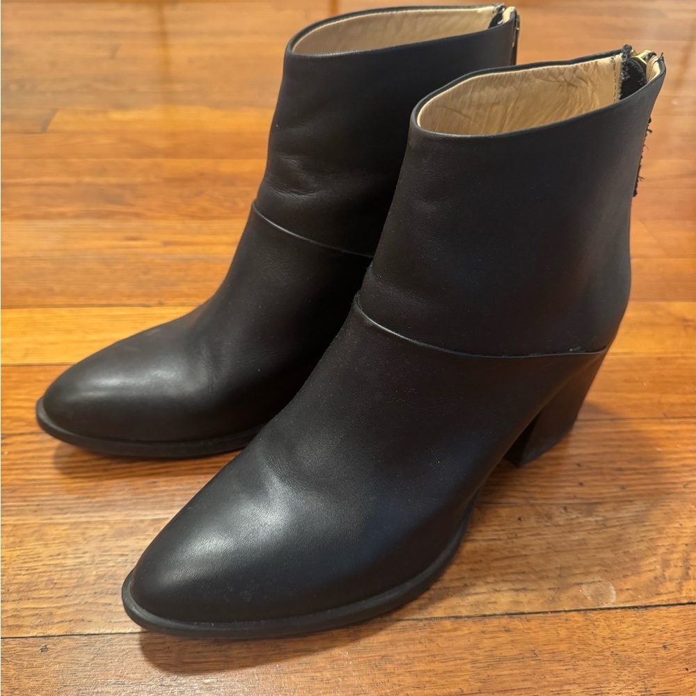 Nisolo Black Ankle Booties